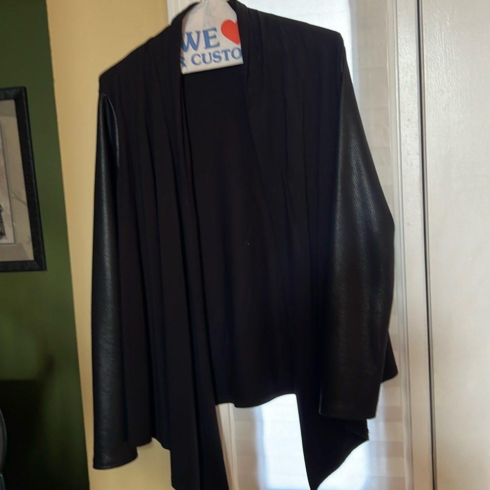 Women's black swing jacket in size small